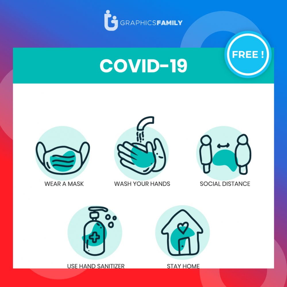 فایل وکتورهای اینفوگرافیک پیشگیری از ویروس کرونا - Coronavirus prevention infographic vectors