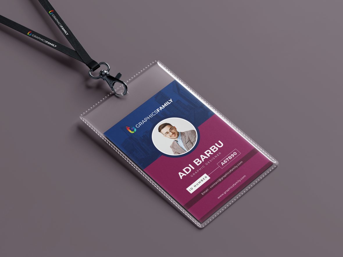 فایل الگوی طراحی کارت شناسایی شرکتی - Corporate Id Card Design Template