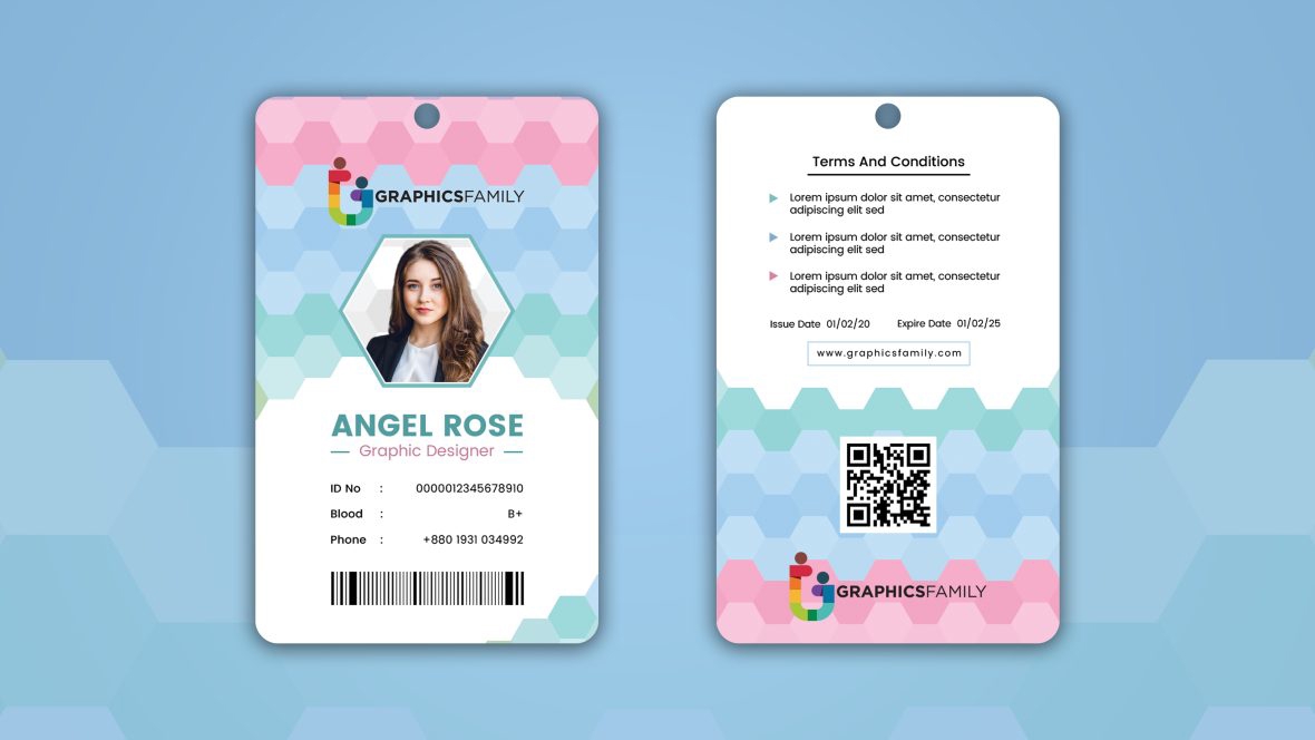فایل الگوی طراحی کارت شناسایی شرکتی - Corporate Identification Card Design Template