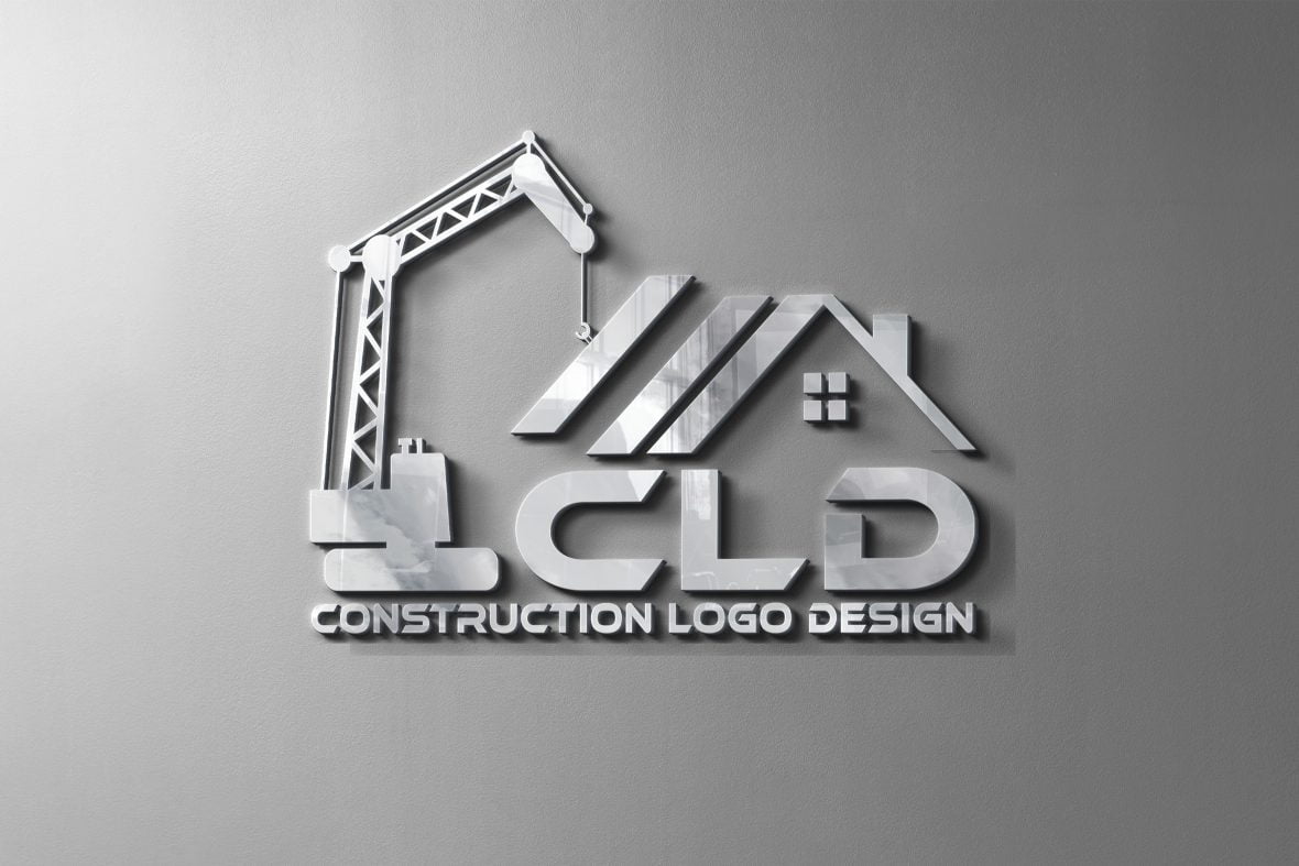 فایل لوگو PSD شرکت ساختمانی خلاق - Creative Construction Company PSD Logo