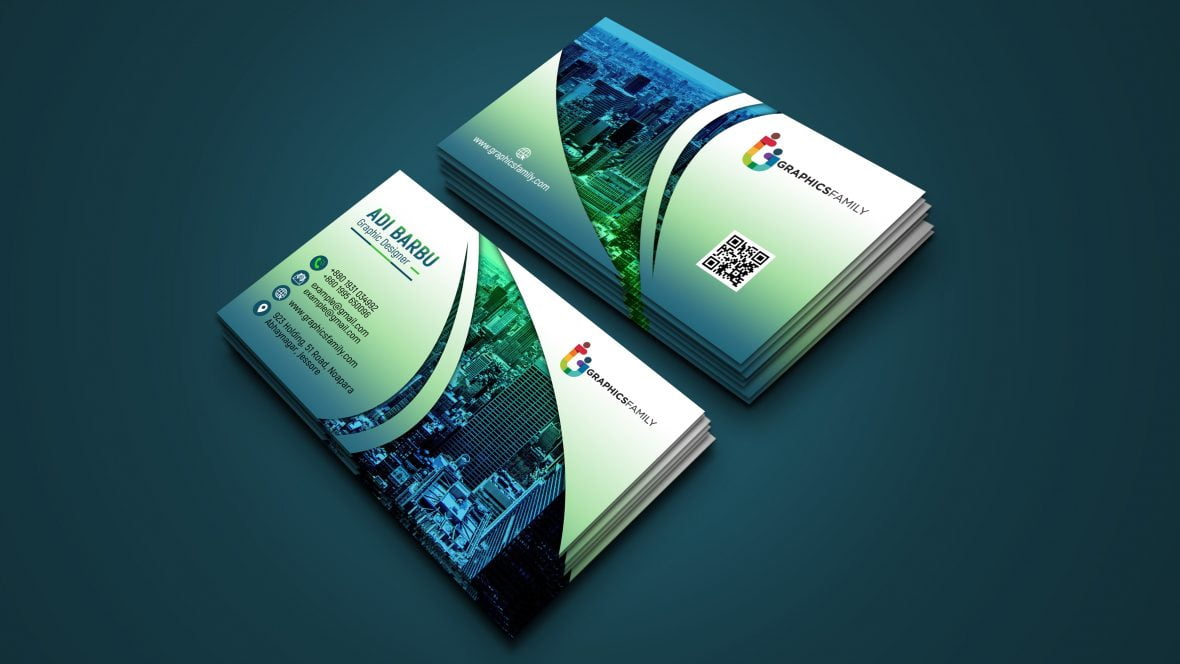 فایل طراحی کارت ویزیت خلاقانه و زیبا - Creative Elegant Business Card Design