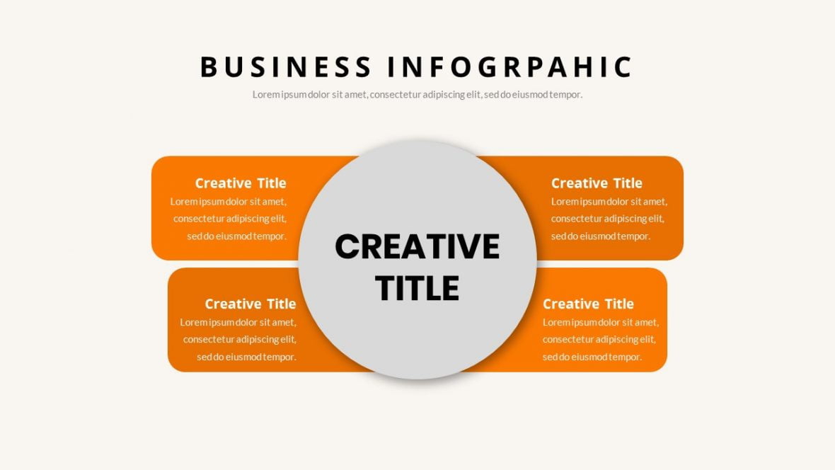 فایل قالب اینفوگرافیک پاورپوینت خلاقانه - Creative Powerpoint Infographics Template