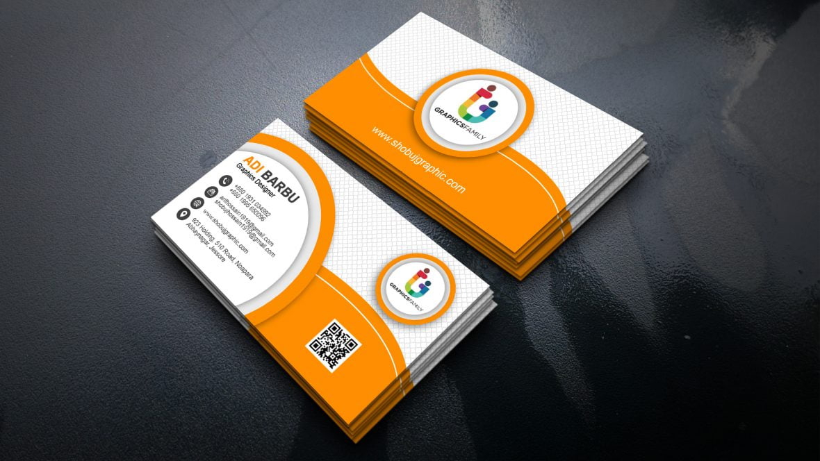 فایل طراحی کارت ویزیت دو طرفه خلاقانه - Creative Two Sided Business Card Design