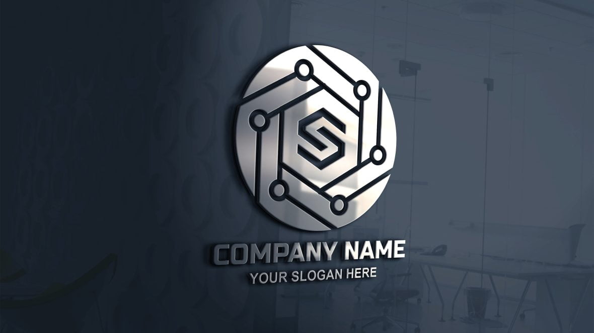 فایل وکتور لوگو و نماد پول - Crypto Financial Letter S Logo Design Vector