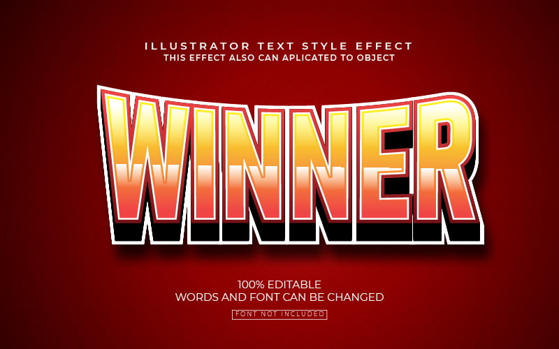 فایل افکت متن منحنی پررنگ - Curved Bold Text Effect
