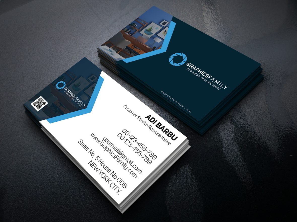 فایل طراحی کارت ویزیت نماینده خدمات مشتری - Customer Service Representative Business Card Design