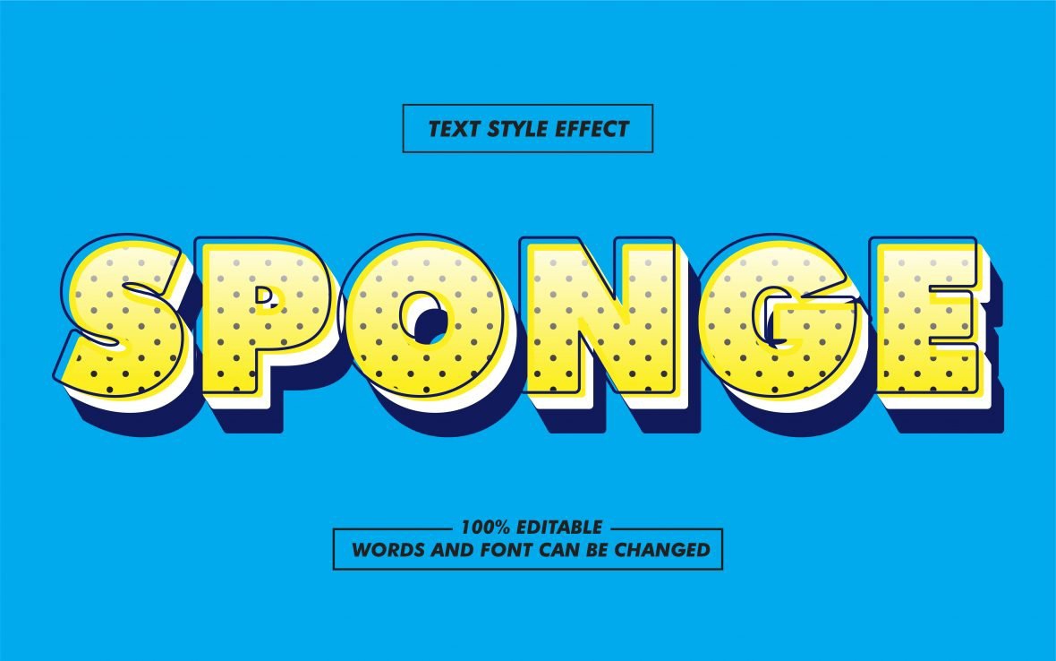 فایل افکت متن خالدار زیبا - Cute Polka Dot Text Effect