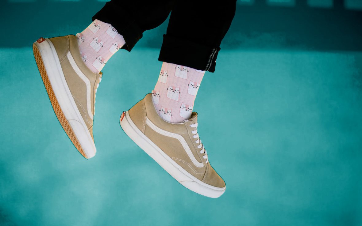 فایل ماکت طراحی جوراب‌های بامزه - Cute Socks Design Mockup