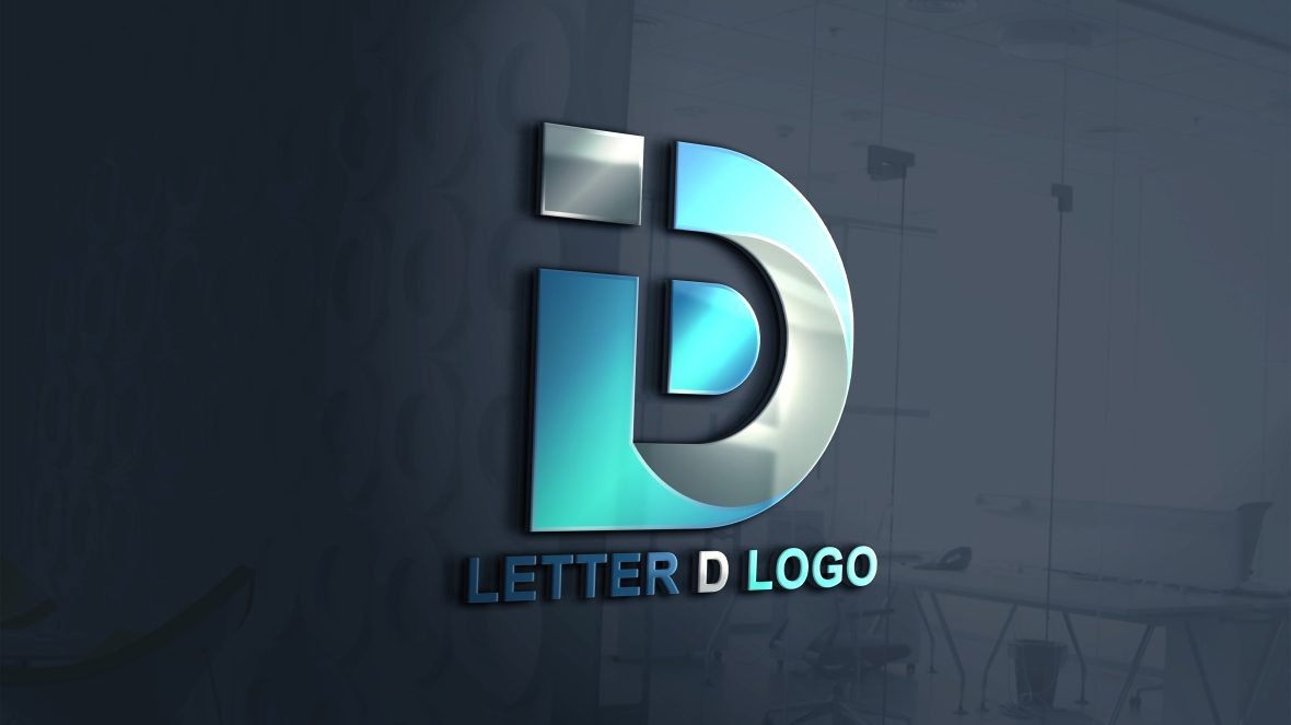 فایل الگوی طراحی لوگو D - D Logo Design Template