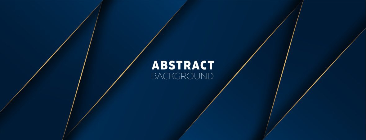 فایل پس زمینه گرادیان آبی تیره با خطوط طلایی - Dark Blue Gradient Background with Golden Lines