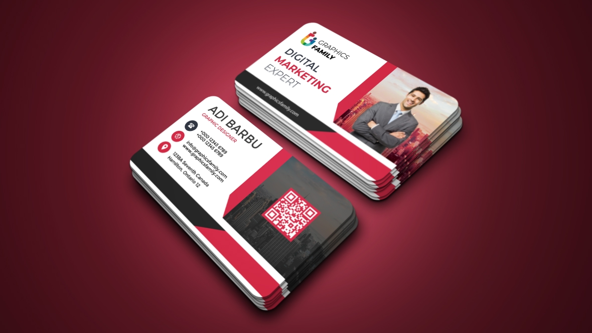 فایل طراحی کارت ویزیت قابل ویرایش متخصص بازاریابی دیجیتال - Digital Marketing Expert Editable Business Card Design