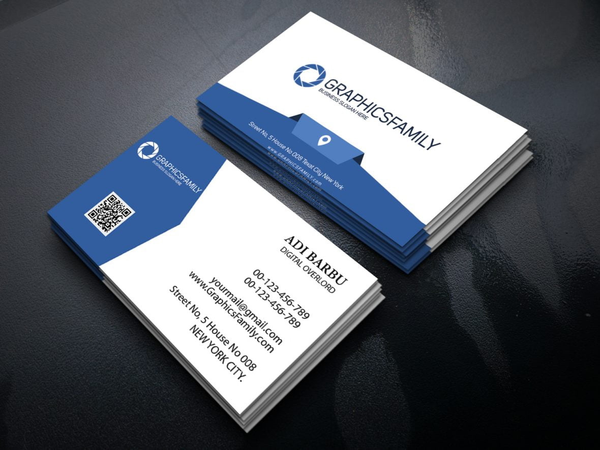 فایل قالب PSD کارت ویزیت Digital Overlord - Digital Overlord PSD Business Card Template