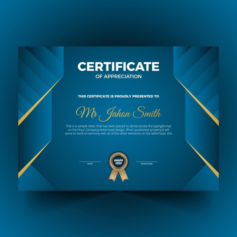 فایل مفهوم الگوی دیپلم - Diploma template concept