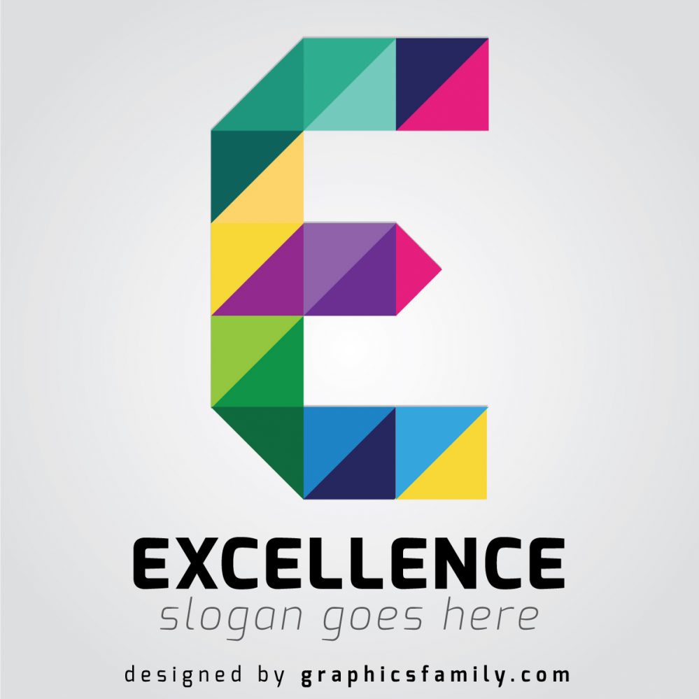 فایل قالب لوگوی حرف E - E Letter Logo Template