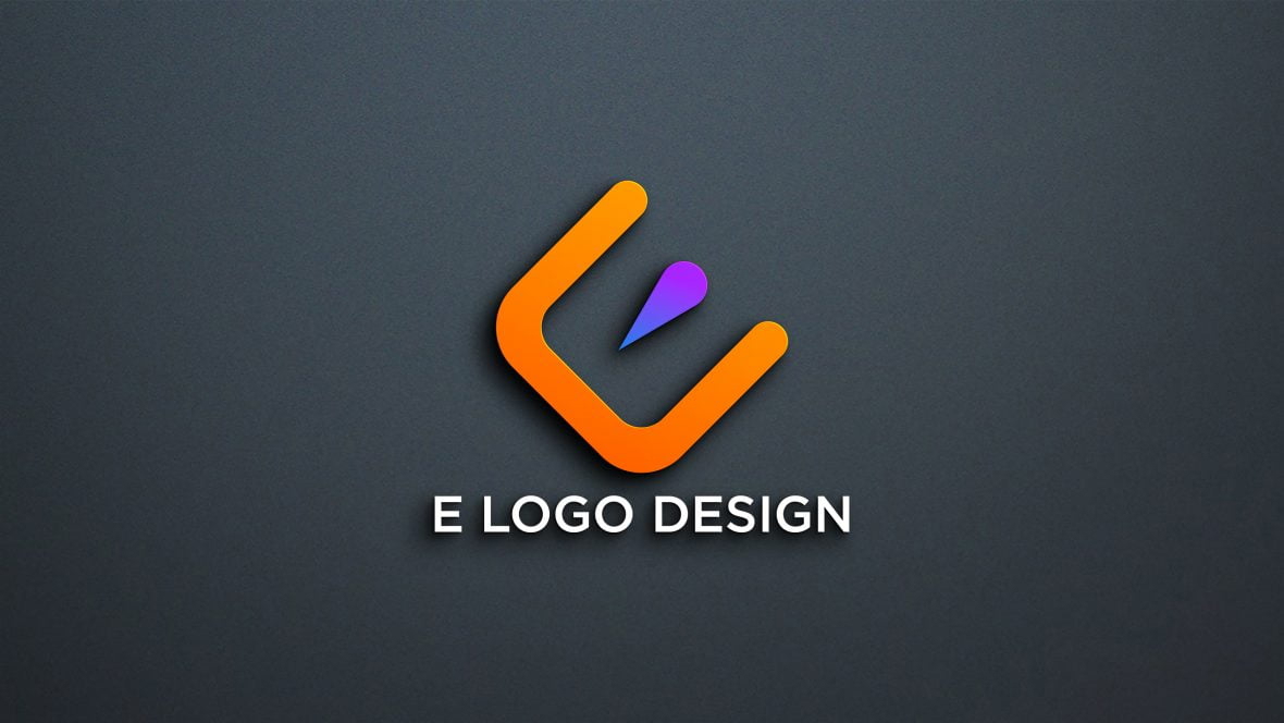 فایل طراحی لوگو E - E Logo Design