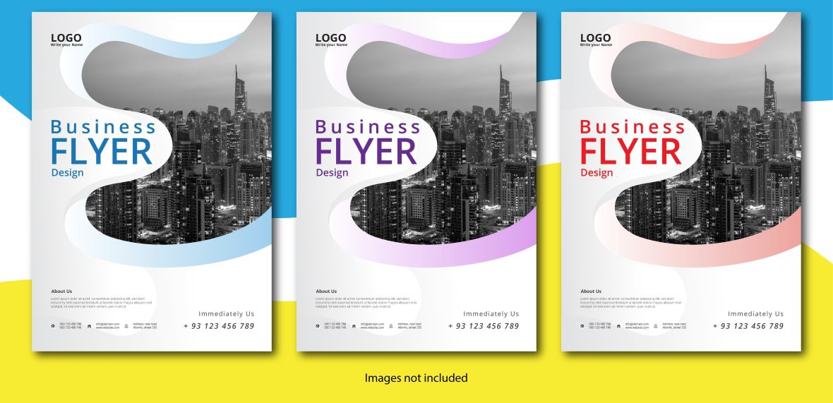 فایل الگوی بروشور شرکت قابل ویرایش - Editable Company Flyer Template