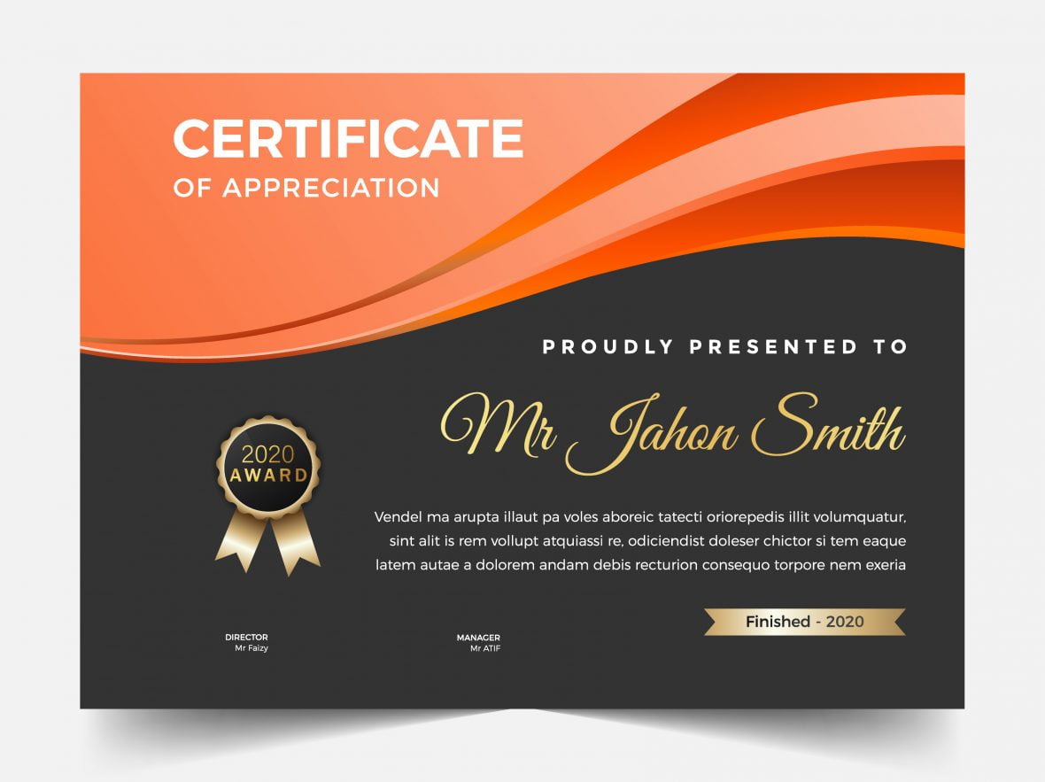 فایل الگوی دیپلم قابل ویرایش - Editable Diploma Template