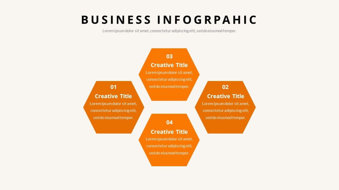 فایل قالب پاورپوینت اینفوگرافیک عناصر شش ضلعی قابل ویرایش - Editable Hexagon Elements Powerpoint Infographics Template