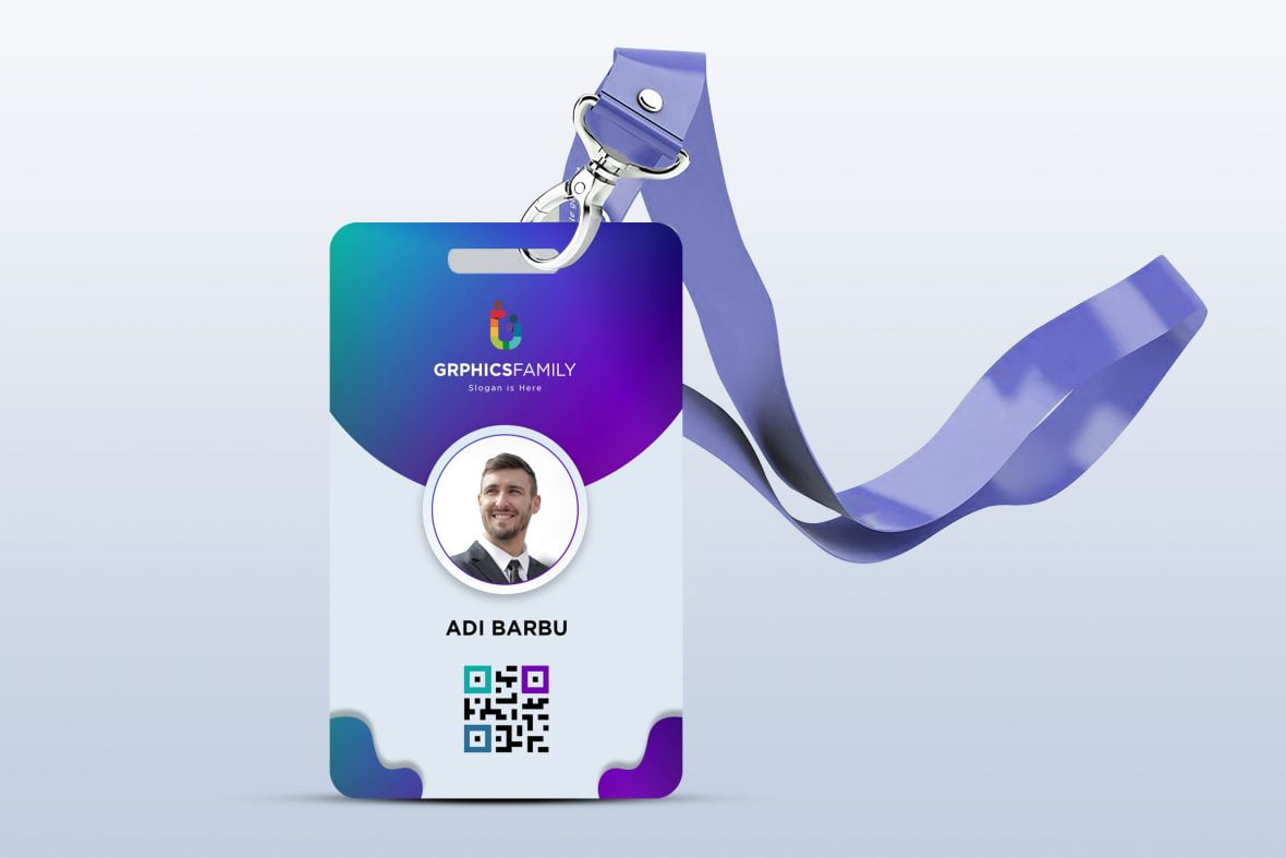 فایل طراحی کارت شناسایی قابل ویرایش - Editable Id Card Design