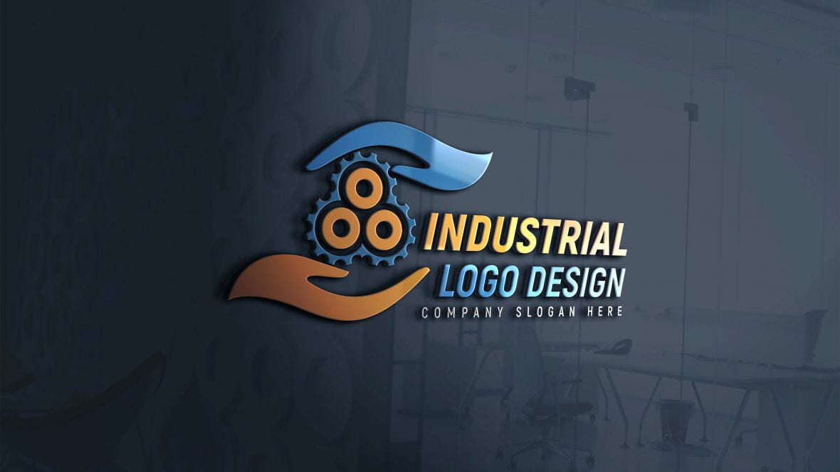 فایل طراحی لوگوی صنعتی قابل ویرایش - Editable Industrial Logo Design