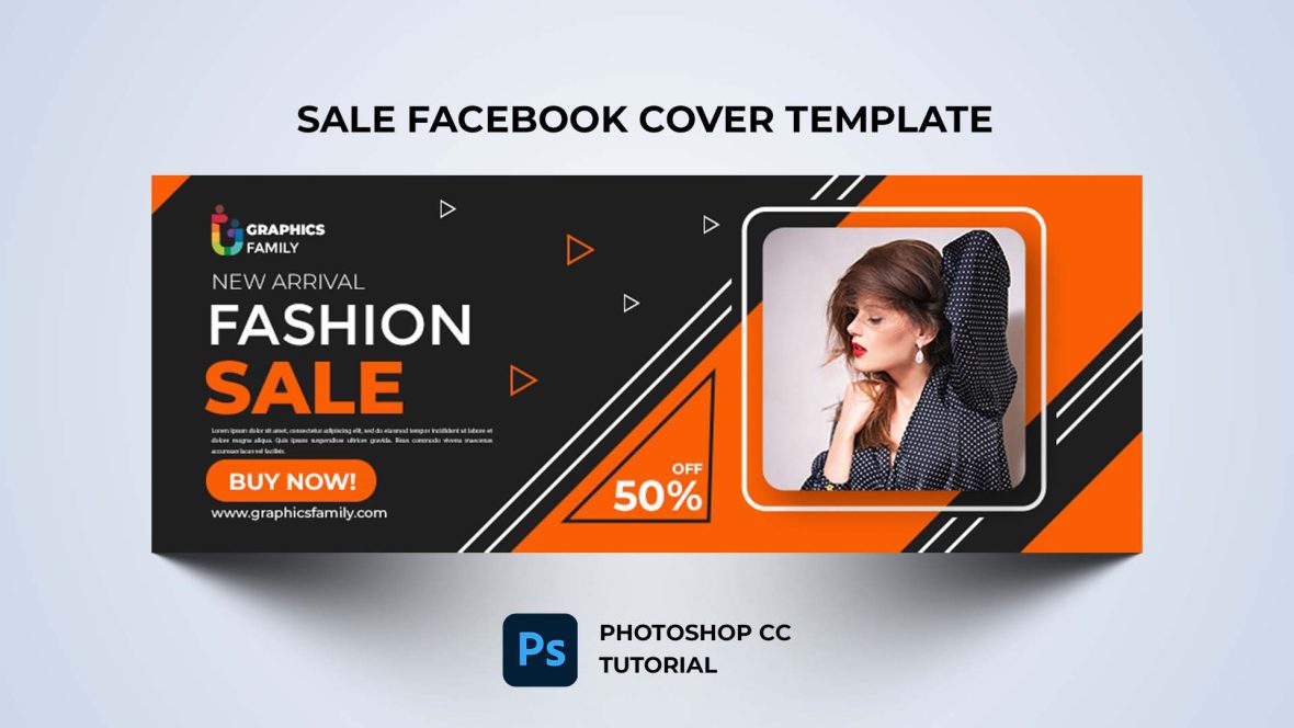 فایل کاور فیسبوک فروش محصول قابل ویرایش - Editable Product Sale Facebook Cover