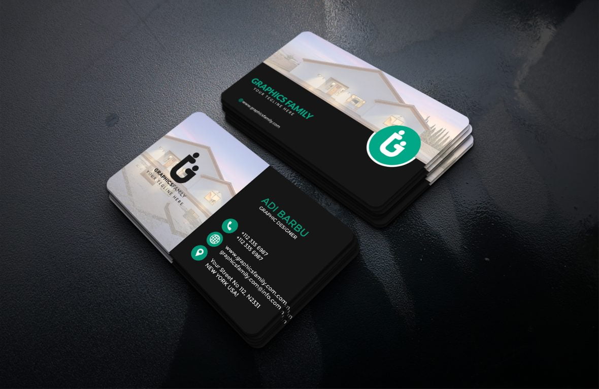 فایل طرح کارت ویزیت قابل ویرایش برای فتوشاپ - Editable Visiting Card Design for Photoshop