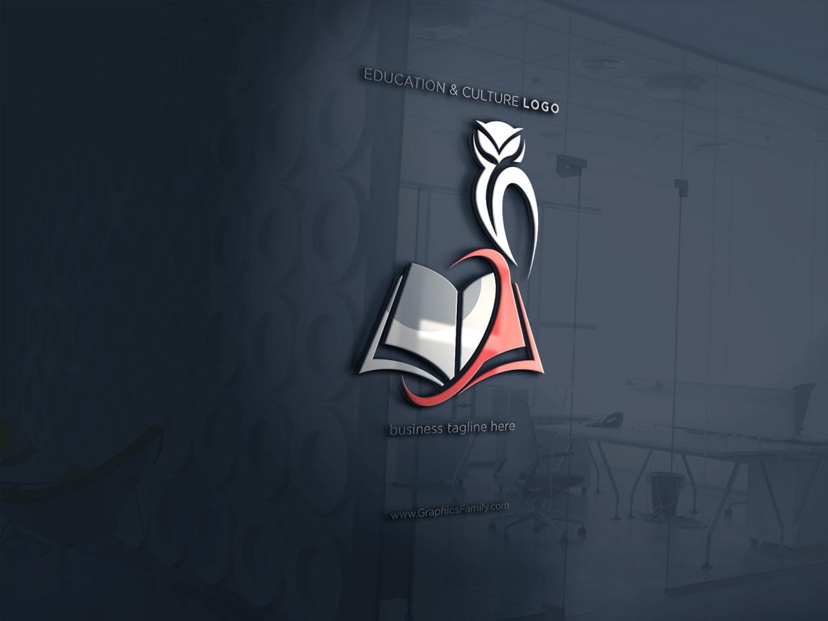 فایل قالب لوگوی موسسه آموزش و فرهنگ - Education & Culture Institute Logo Template