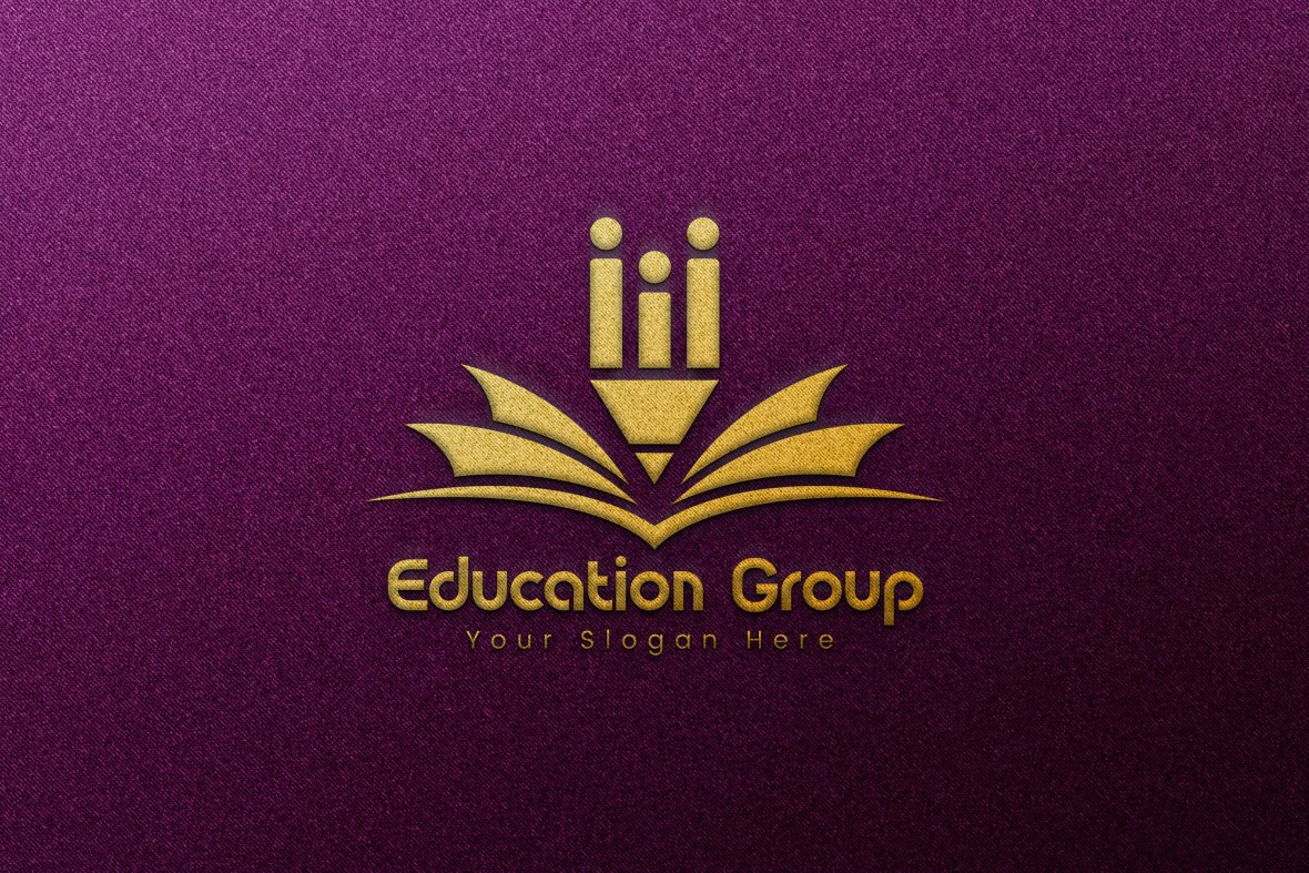 فایل طراحی لوگو گروه آموزشی - Education Group Logo Design