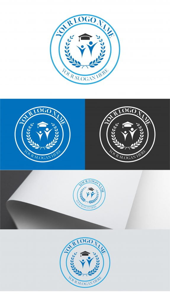 فایل طراحی لوگو آموزش و پرورش - Education Logo Design