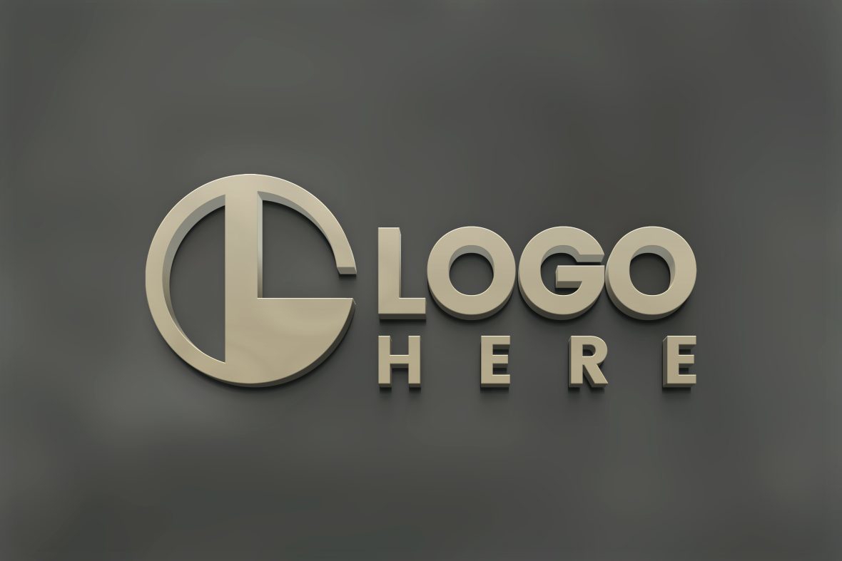 فایل موکاپ لوگوی سه بعدی زیبا و کلاسیک - Elegant and Classic 3D Logo Mockup
