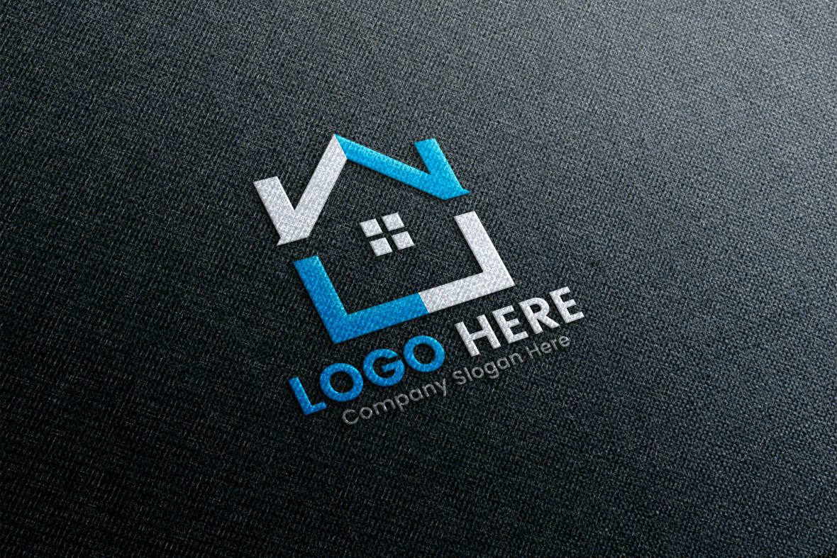 فایل موکاپ لوگو پارچه گلدوزی شده - Embroidered Fabric Logo Mockup