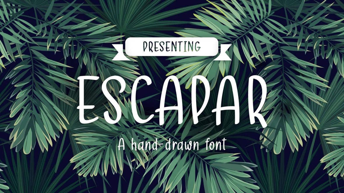 فایل فونت اسکاپار - Escapar Font
