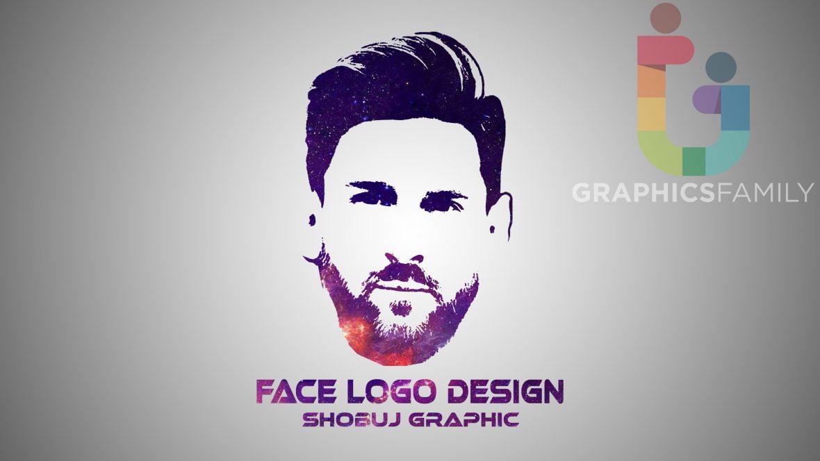 فایل قالب لوگو چهره - Face Logo Template