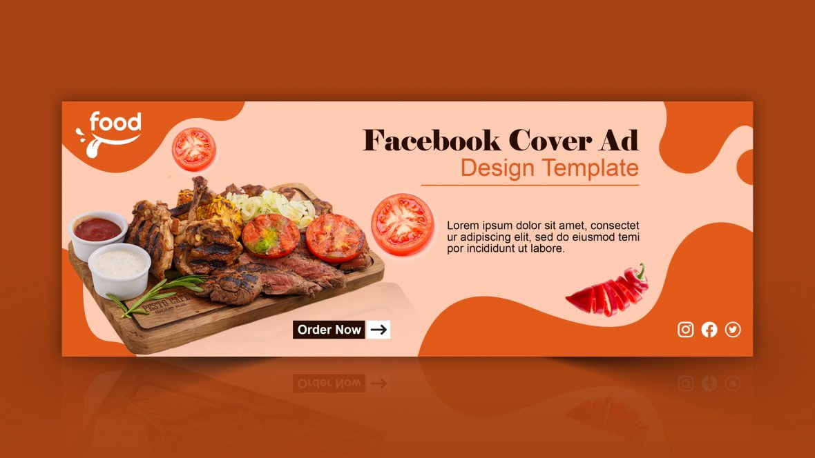 فایل طراحی بنر تبلیغاتی فیسبوک - Facebook Ads Banner Design