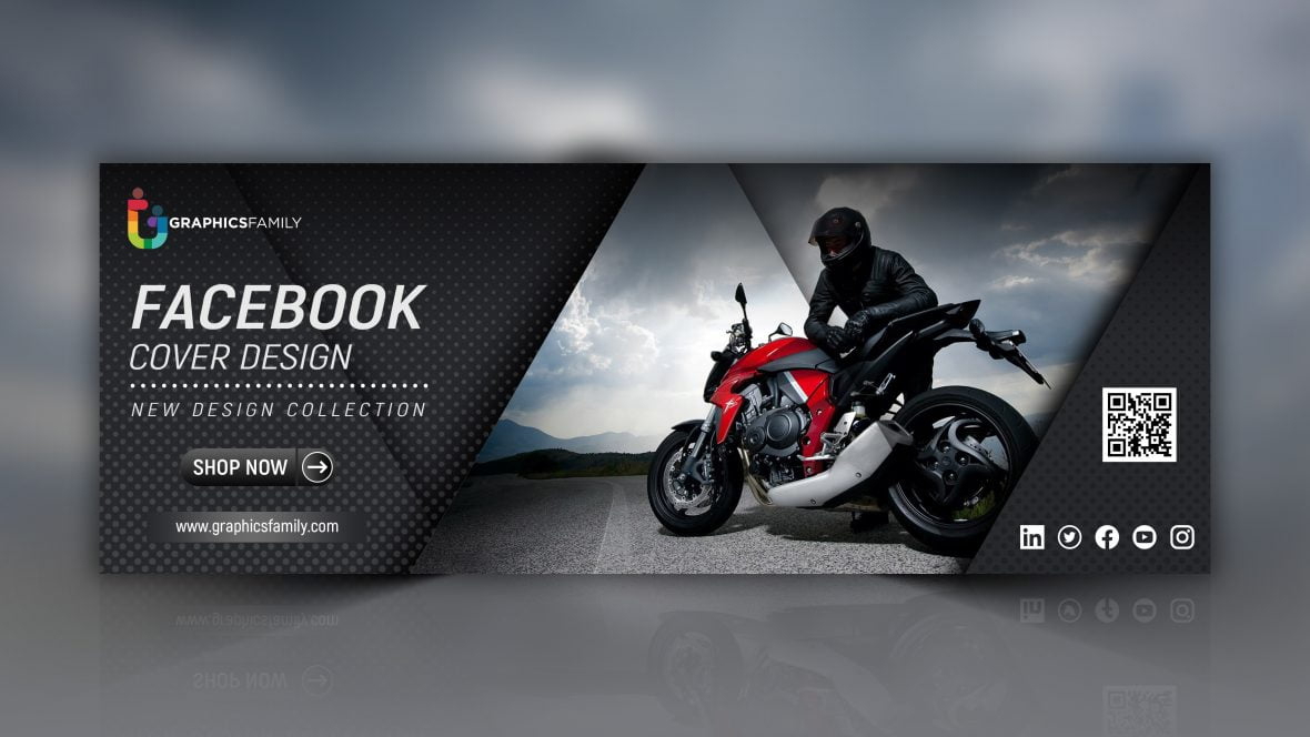 فایل طرح PSD کاور فیسبوک مد روز - Fashion Facebook Cover Design PSD