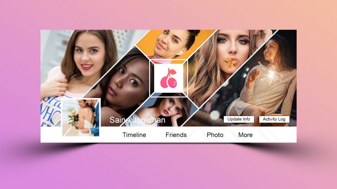 فایل کاور تایم‌لاین فیسبوک مدل لباس - Fashion Model Facebook Timeline Cover