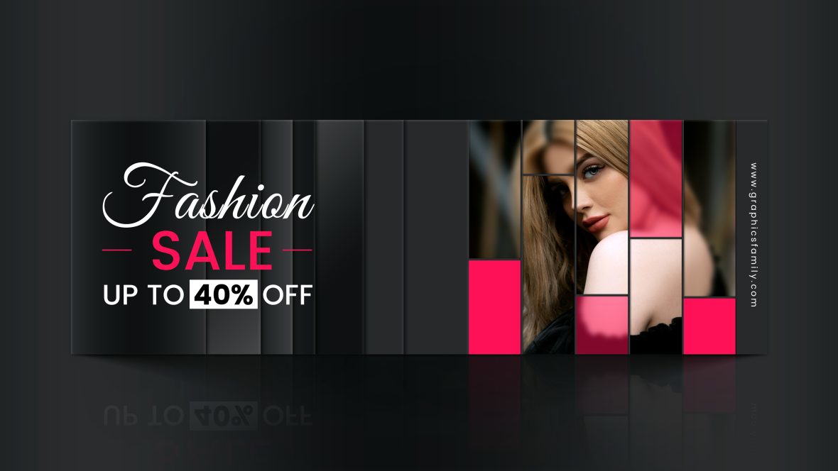 فایل طراحی بنر وب مد - Fashion Web Banner Design