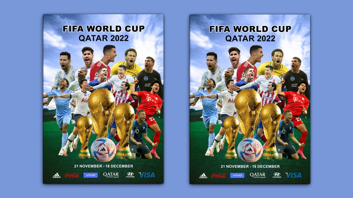 فایل طراحی بروشور جام جهانی فوتبال - FIFA World Cup Flyer Design