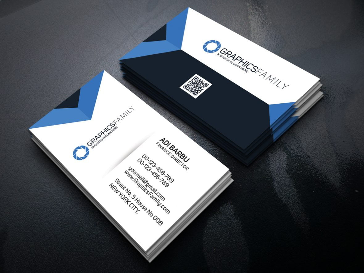 فایل طرح PSD کارت ویزیت مدیر مالی - Finance Director PSD Business Card Template