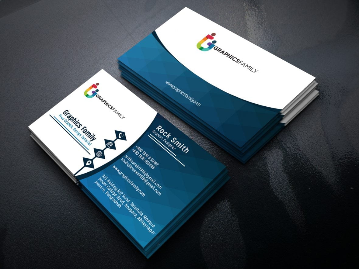 فایل الگوی کارت ویزیت مشاور مالی - Financial Advisor Business Card Template