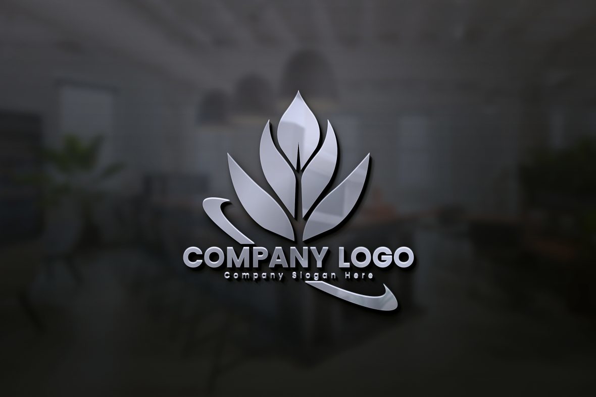 فایل طراحی لوگو شرکت گل - Floral Company Logo Design
