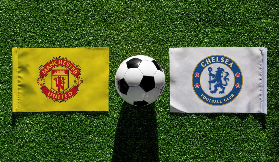 فایل موکاپ پرچم رقبای فوتبال - Football competitors Flag Mockup