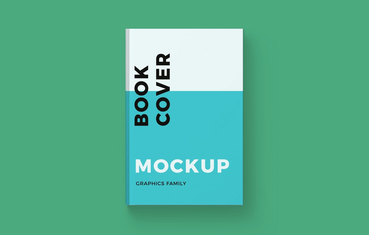 فایل ماکت طراحی جلد کتاب - Front Cover Book Design Mockup