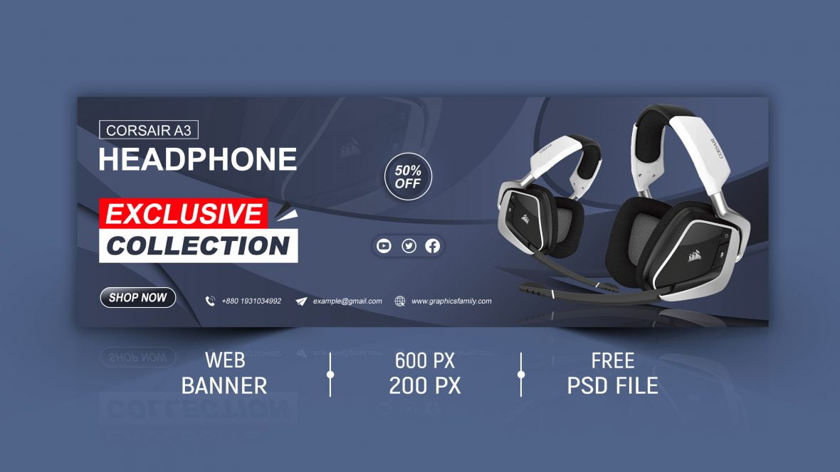 فایل الگوی طراحی بنر گجت - Gadget Banner Design Template