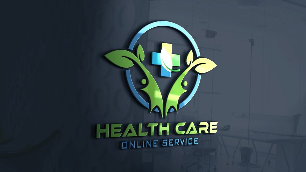فایل طرح PSD لوگوی مراقبت‌های بهداشتی جهانی - Global Health Care PSD Logo Template