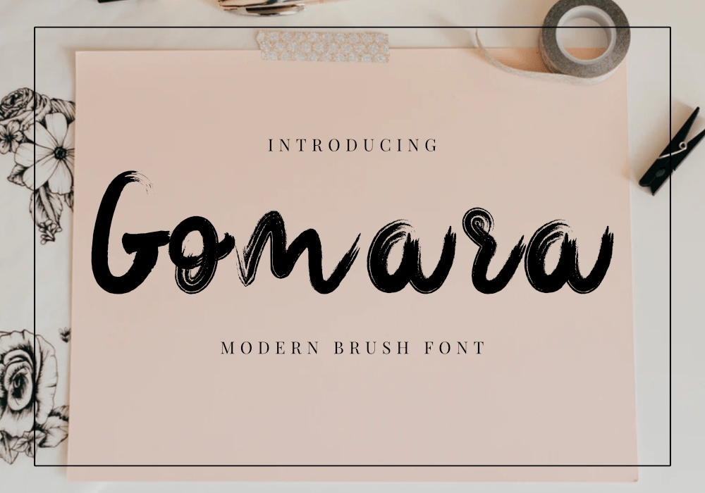 فایل فونت گومارا - Gomara Font