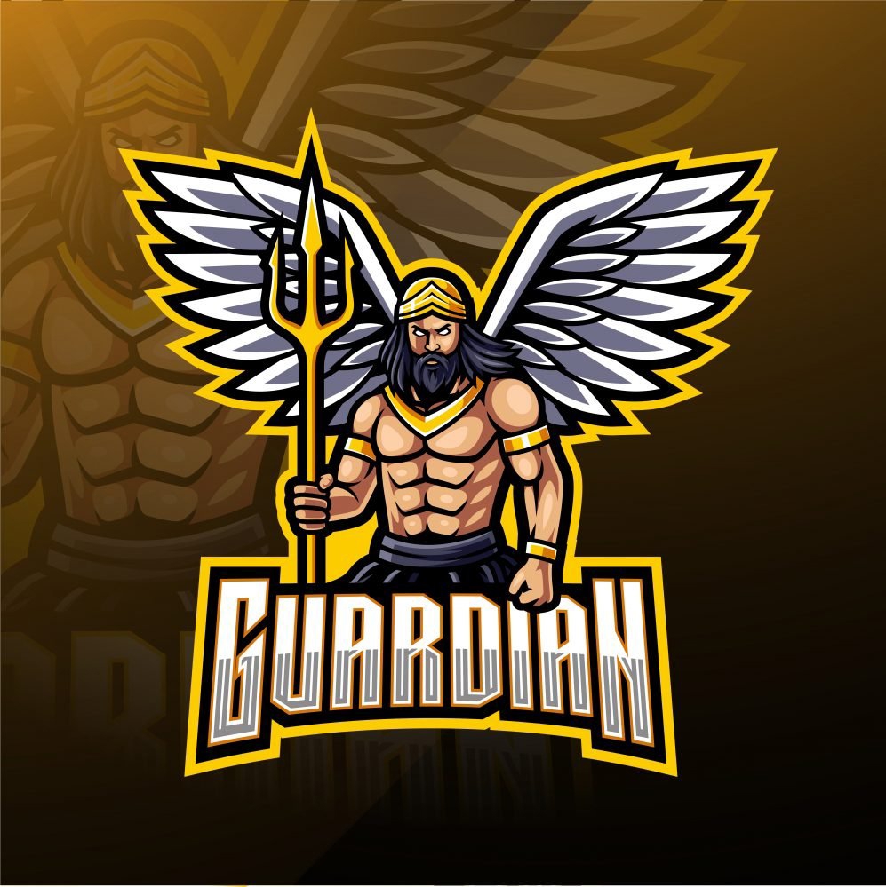 فایل لوگوی قبیله بازی‌های Esports Guardians - Guardians Esports Gaming Clan Mascot Logo