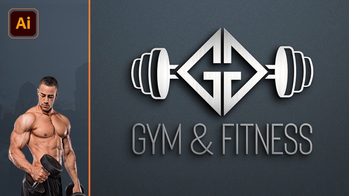 فایل طراحی لوگو باشگاه ورزشی و تناسب اندام - Gym & Fitness Logo Design