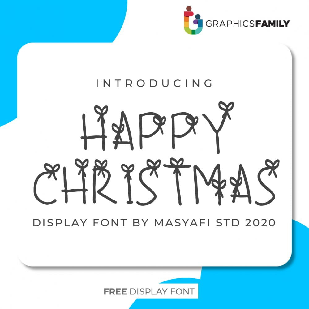 فایل فونت کریسمس مبارک - Happy Christmas Font