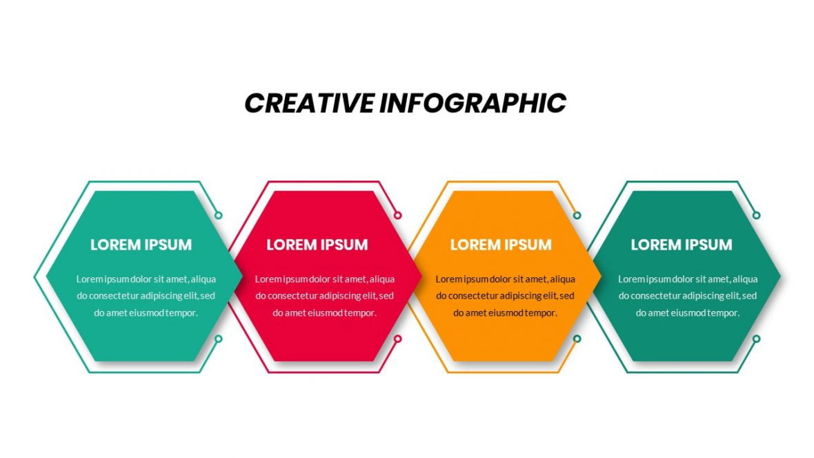 فایل عناصر قابل ویرایش شش ضلعی برای قالب پاورپوینت اینفوگرافیک - Hexagon Editable Elements for Powerpoint Infographics Template